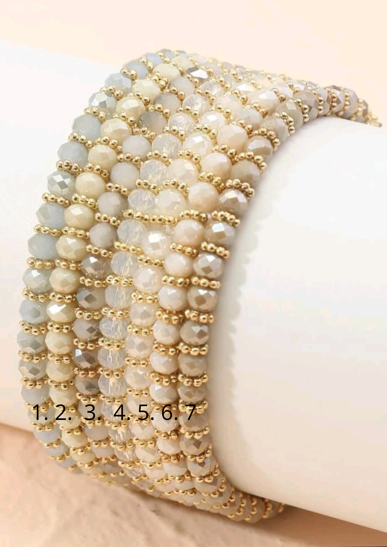 Pearl Gold Elastic Bracelet