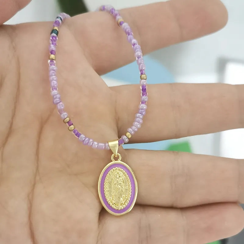 Virgen Maria Necklace