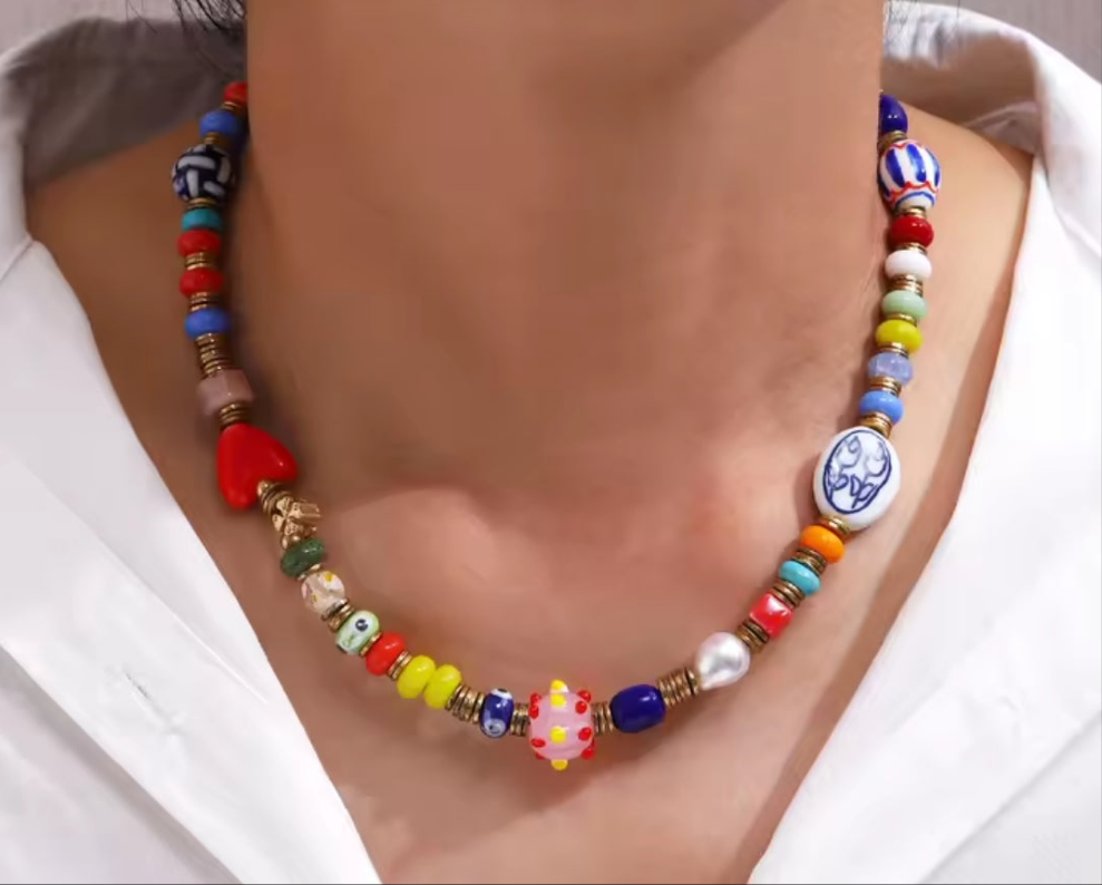 Barroco Glass Necklace