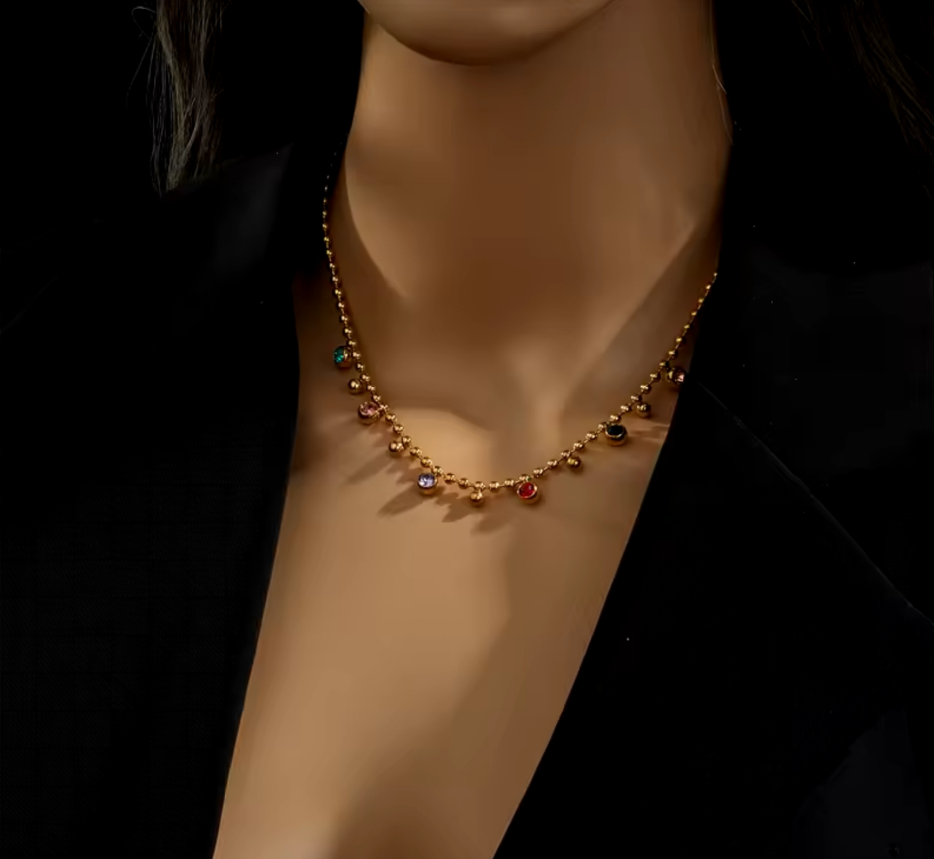 Dot Colofull Necklace