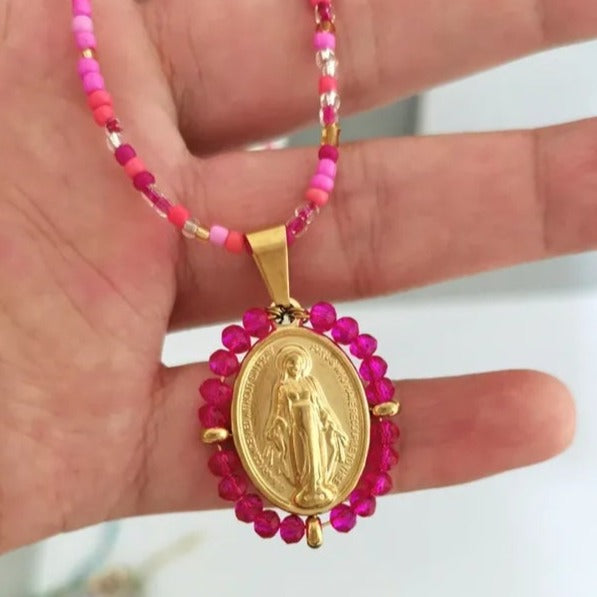 Bohemian Maria Necklace