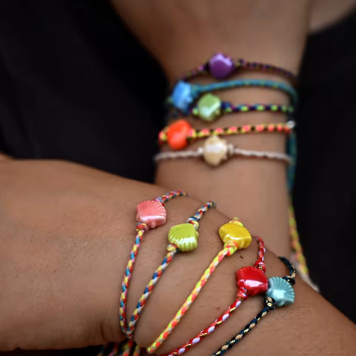 Cowrie Cord Bracelet