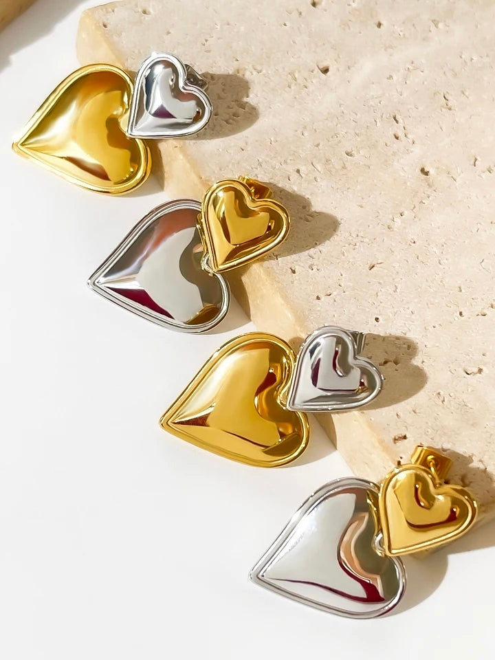 Doble Heart Earring