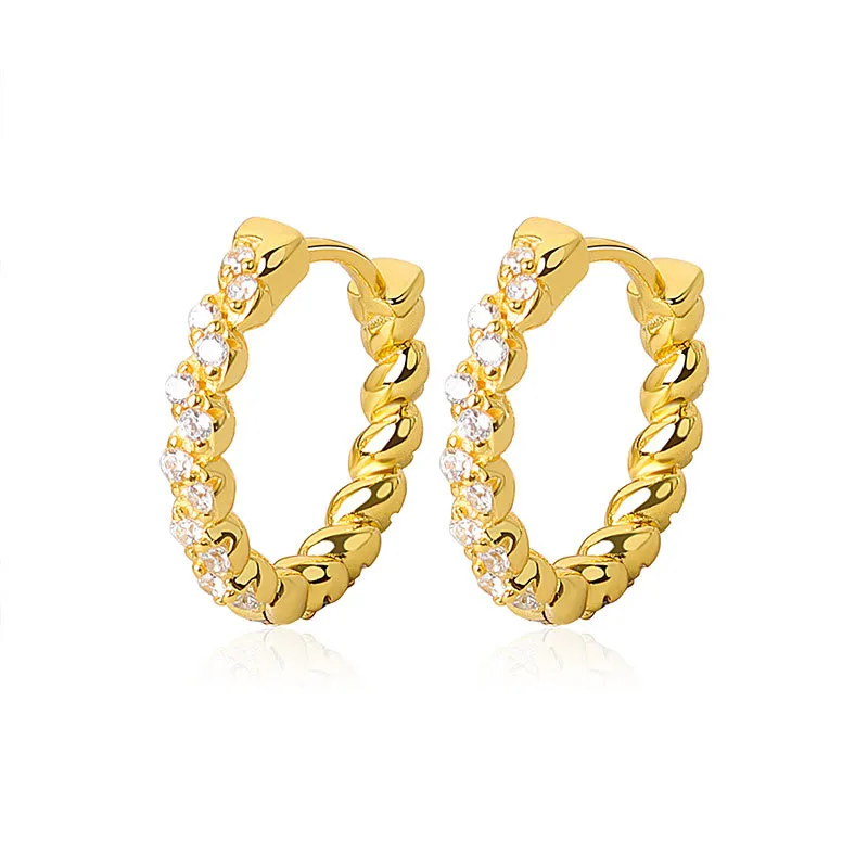 Cristal Hoop Earring