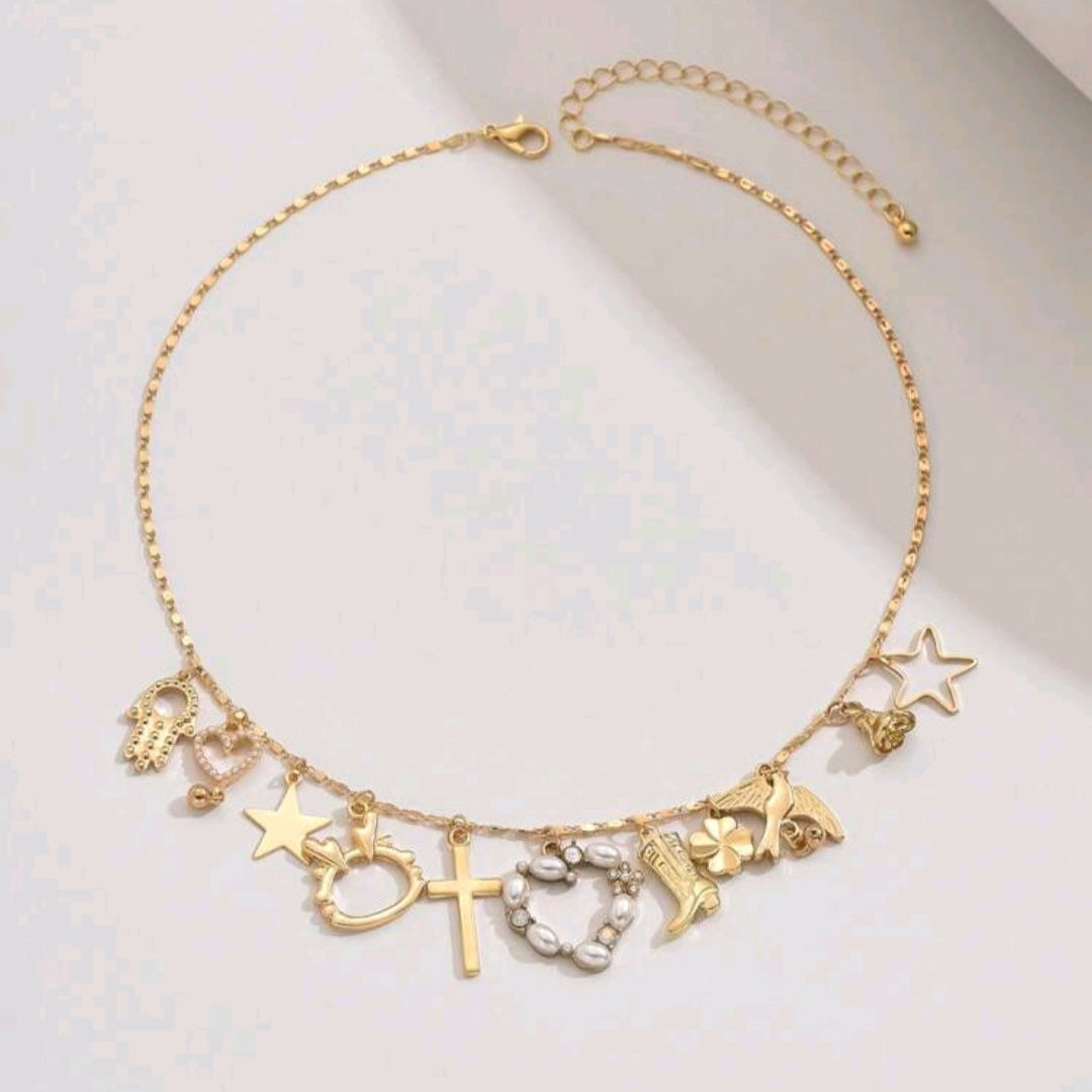Multicharm Necklace