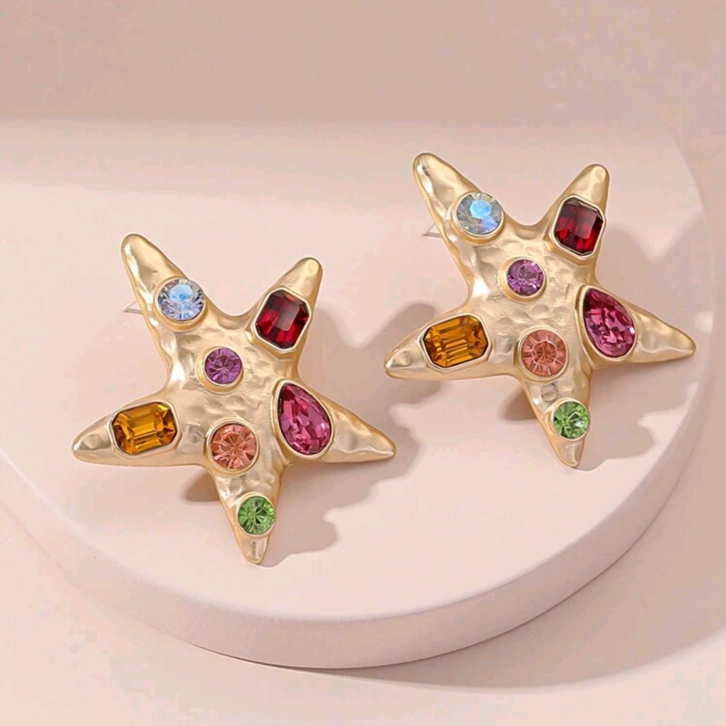 Colorfull Beach Star Earring