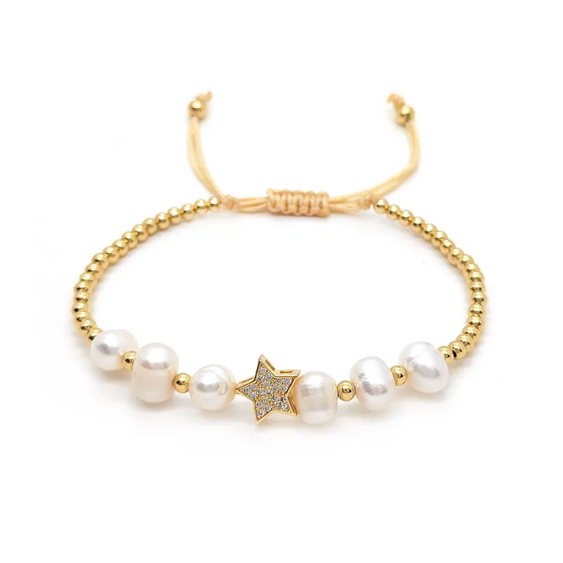 Star Pearl Cotton Bracelet