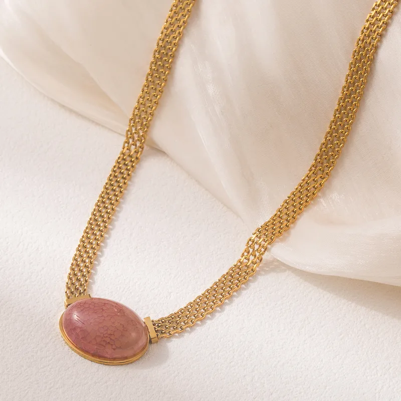 Snake Stone Necklace
