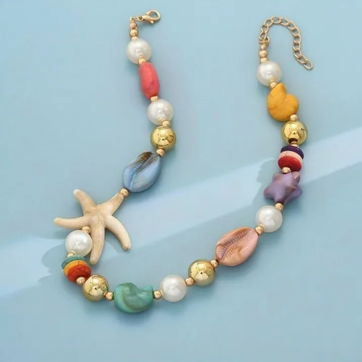 Concha y Estrella Necklace