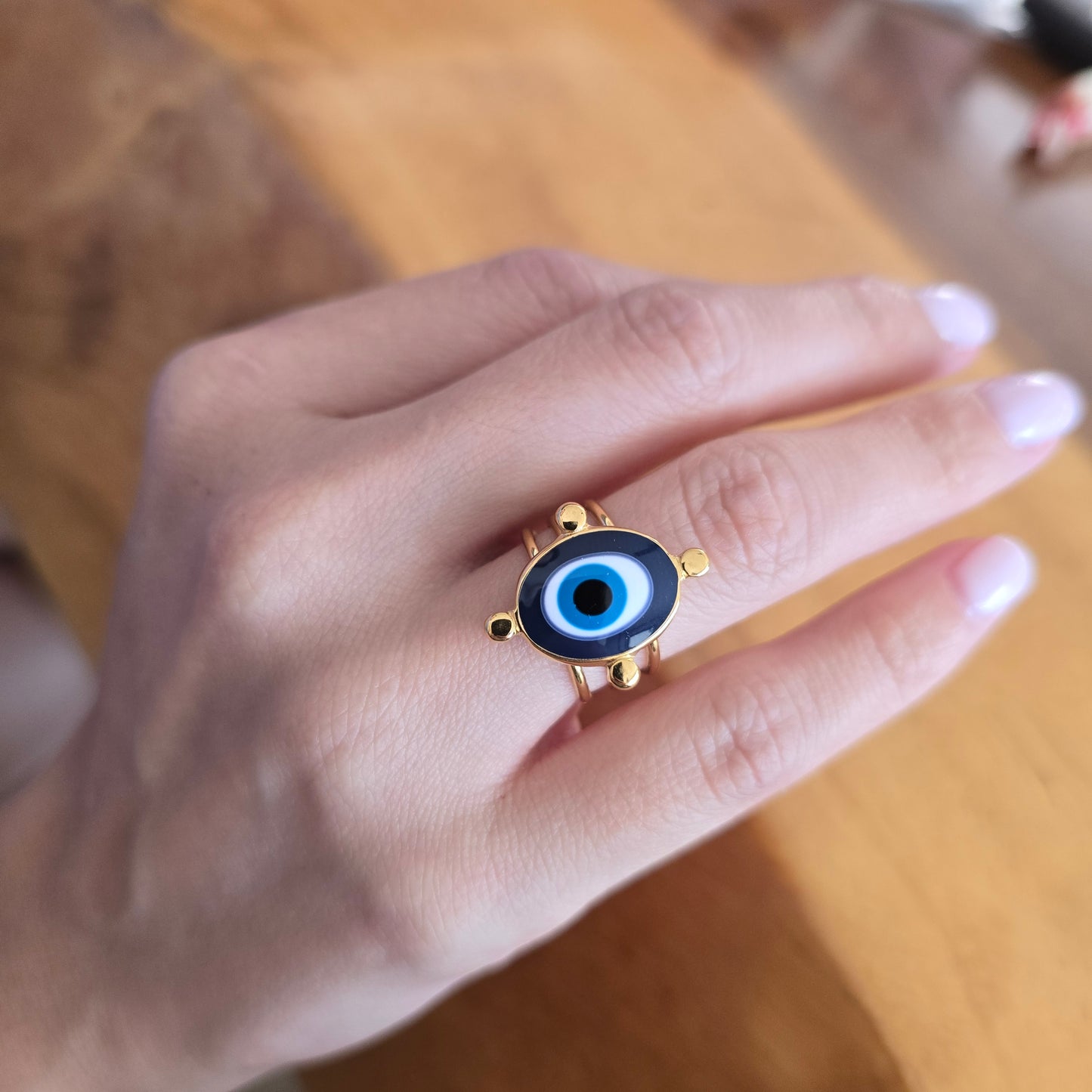 Blue Eye Ring