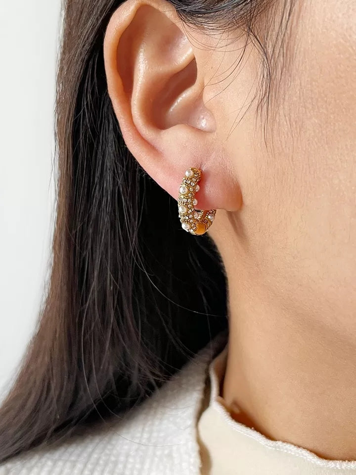 Perlcrisp Hoop Earring