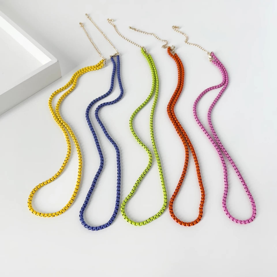 Eslabon Rainbow Necklace