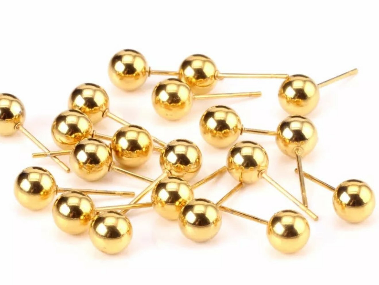 Gold Stud Earring
