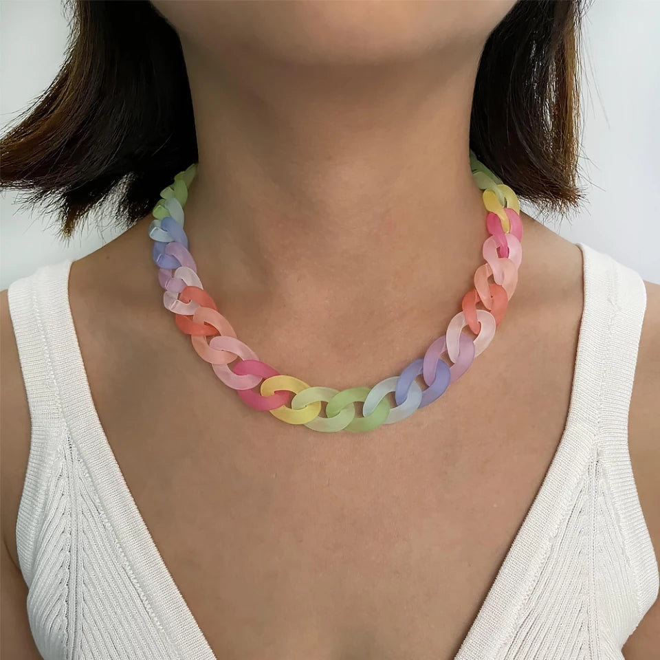 Rainbow Gruesa Necklace
