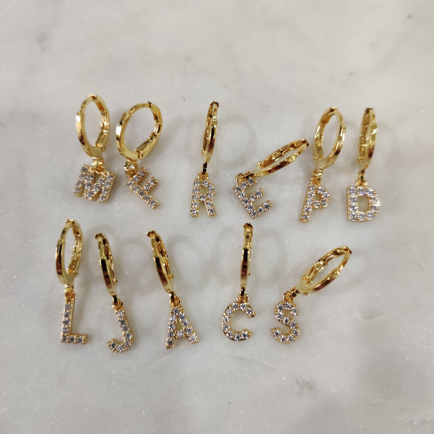 Letter Piercing Earring