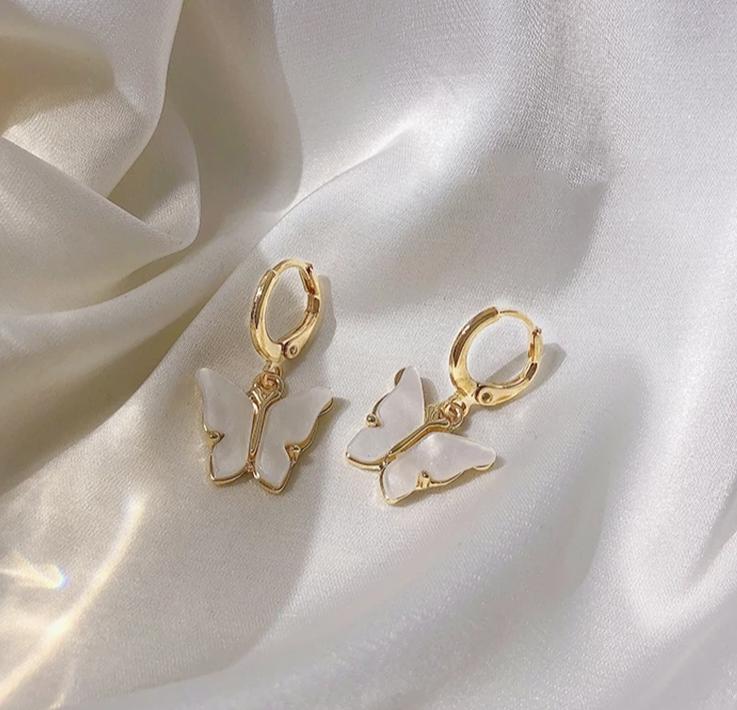 Colored Butterfly Earring