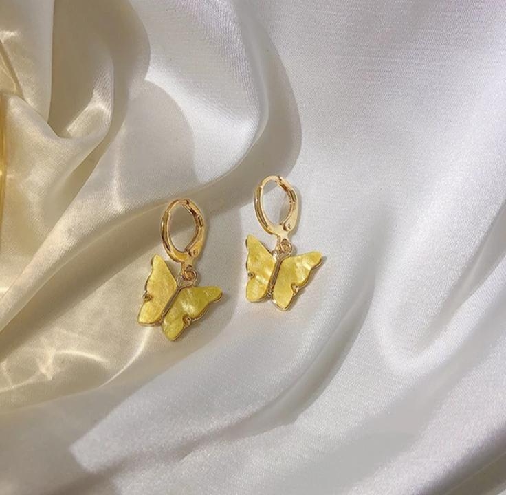 Colored Butterfly Earring