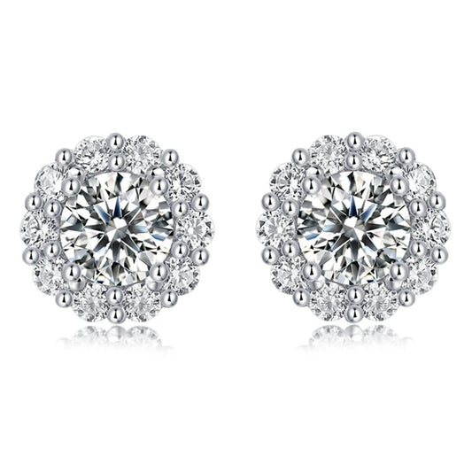 Moissanite Stud Star Earring