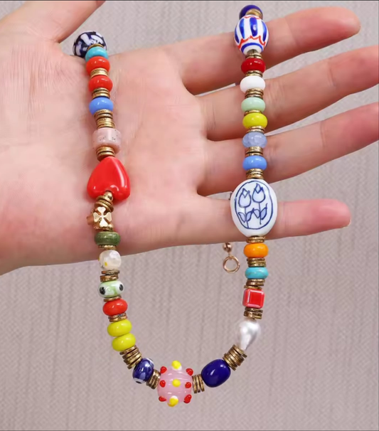Barroco Glass Necklace