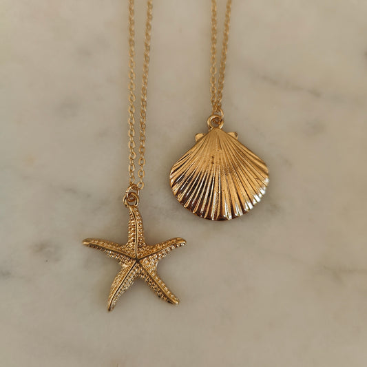 Beach Star Shell Necklace
