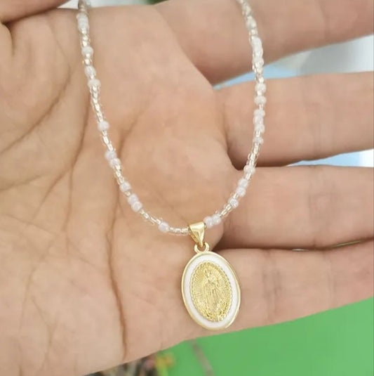 Virgen Maria Necklace