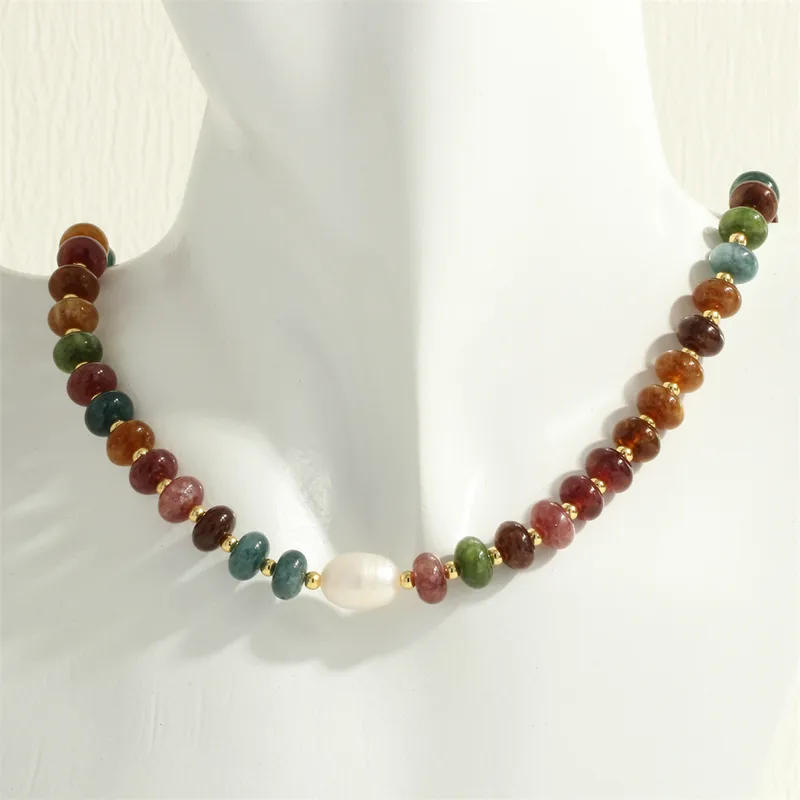 Pearl Stone Necklace