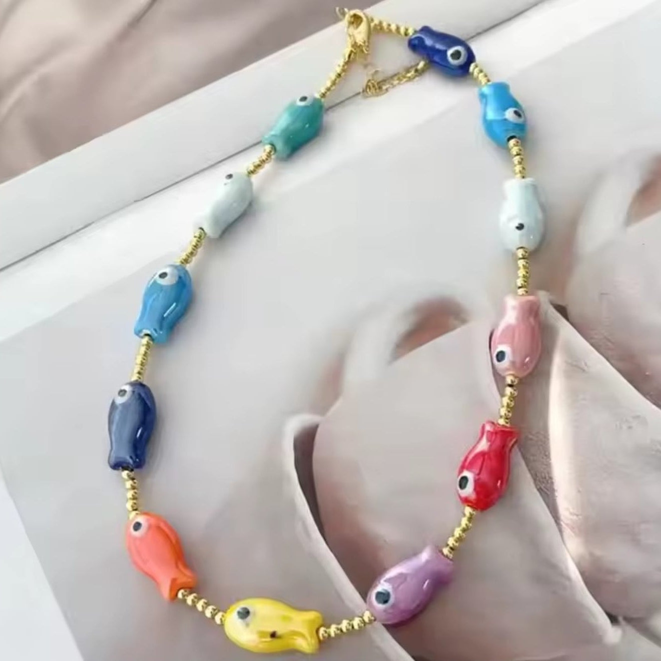 Fish Coolorfull Necklace