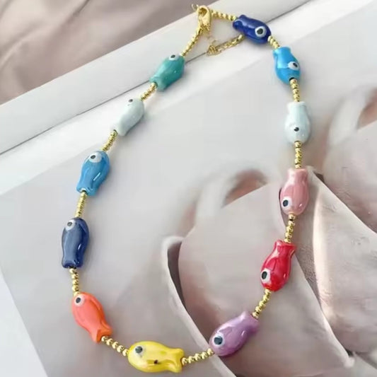 Fish Coolorfull Necklace