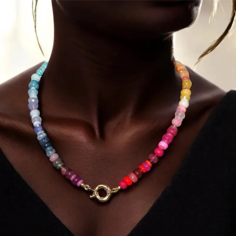 Retro Donut Necklace
