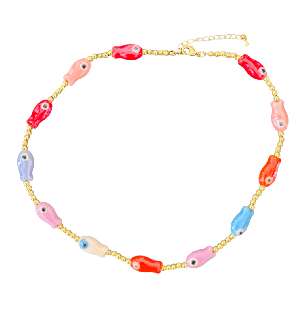 Fish Coolorfull Necklace