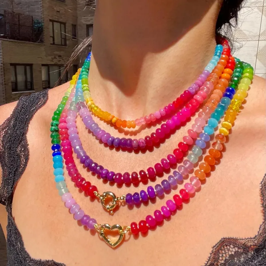 Retro Donut Necklace