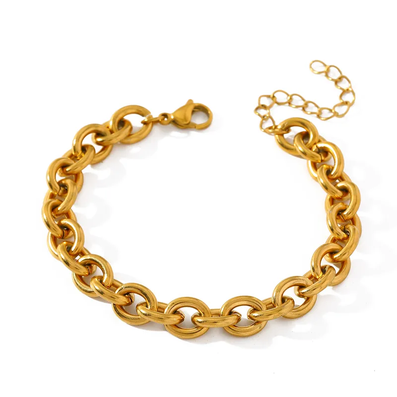 Silver Gold Simple Bracelet