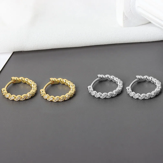 Cristal Hoop Earring