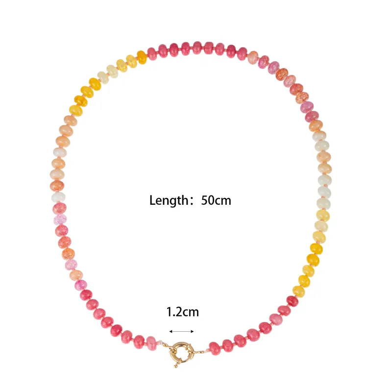 Retro Donut Necklace