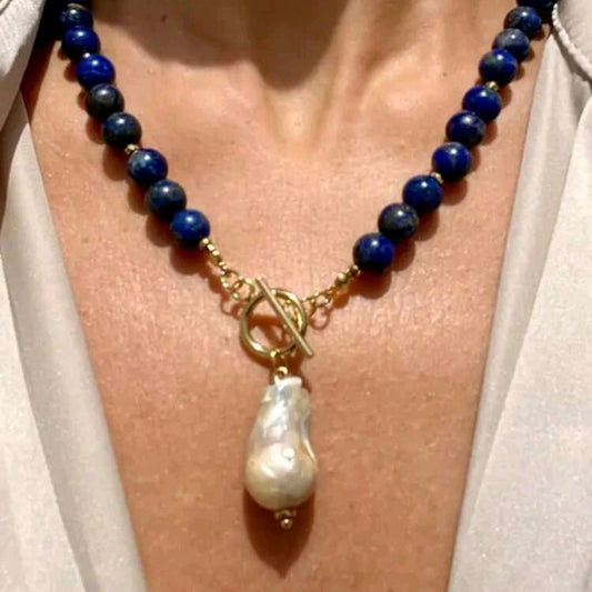 Pearl Color Dot Necklace