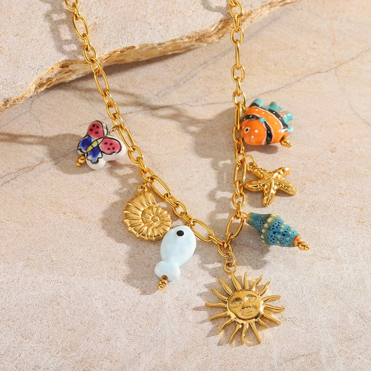Sol y Pez Necklace