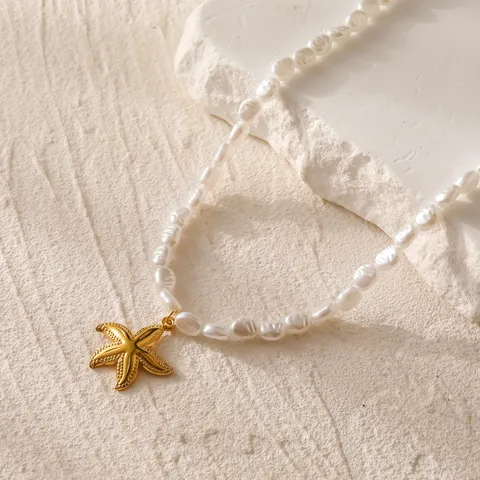 Pearl Seastar Necklace