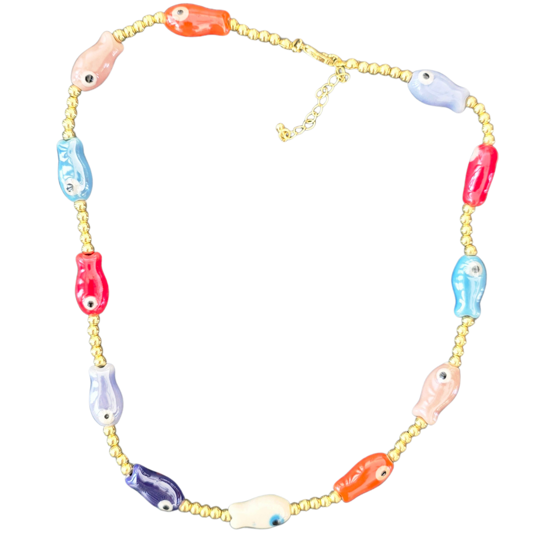 Fish Coolorfull Necklace