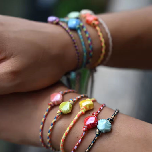 Cowrie Cord Bracelet