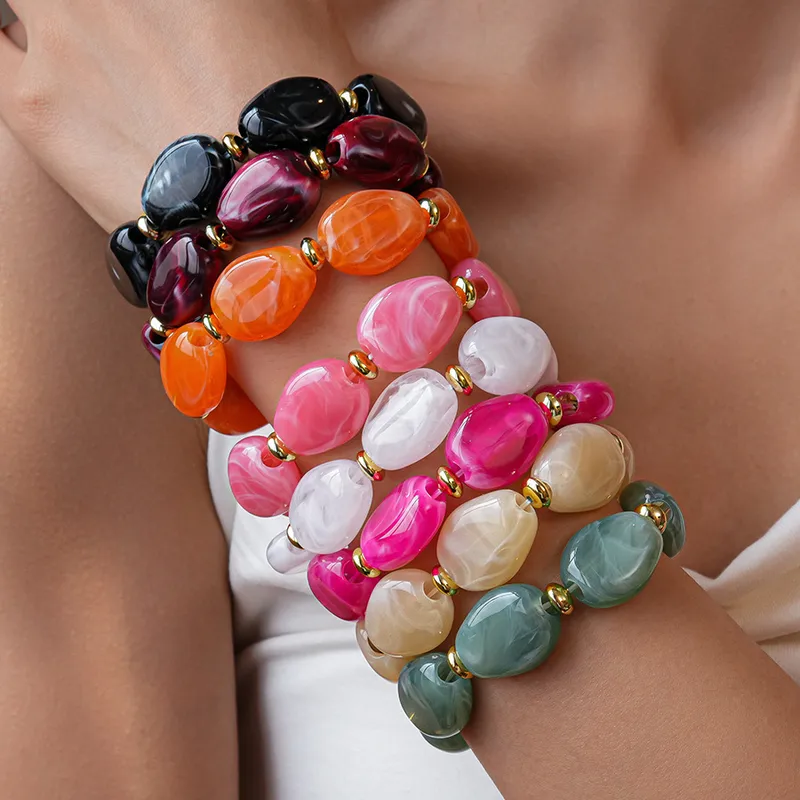 Acrylic Ball Bracelet