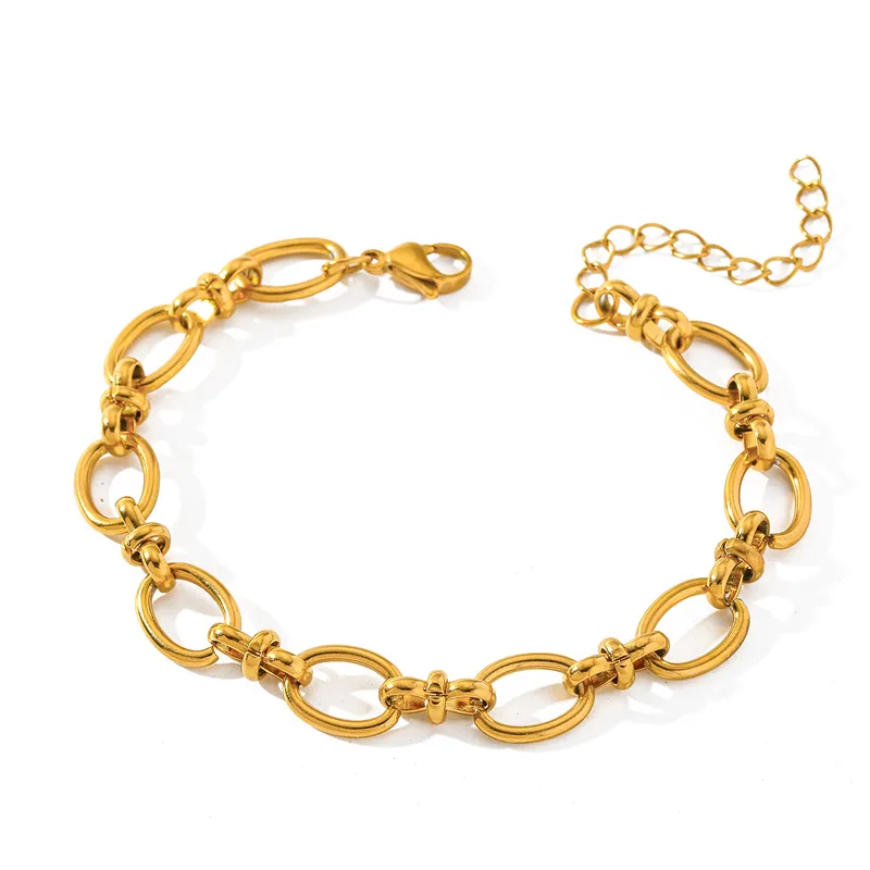Silver Gold Simple Bracelet
