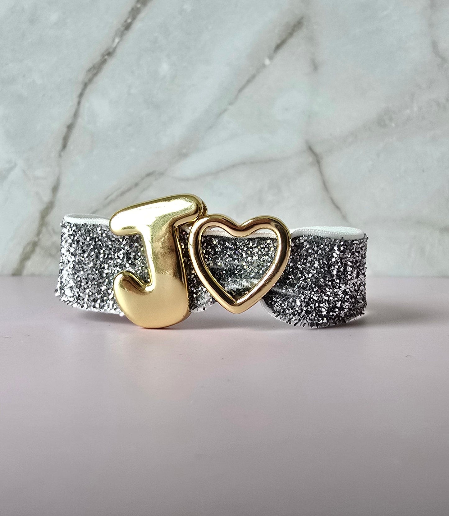 Elastic Letter Bracelet