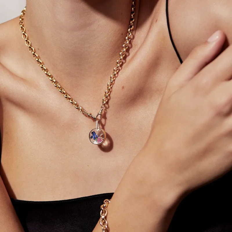 Relicario Charms Necklace