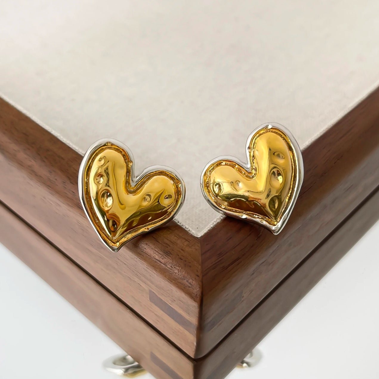 Heart Twotone Earring