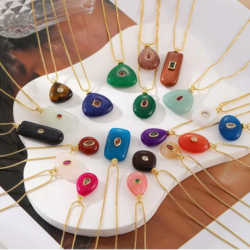 Stone Simple Necklace