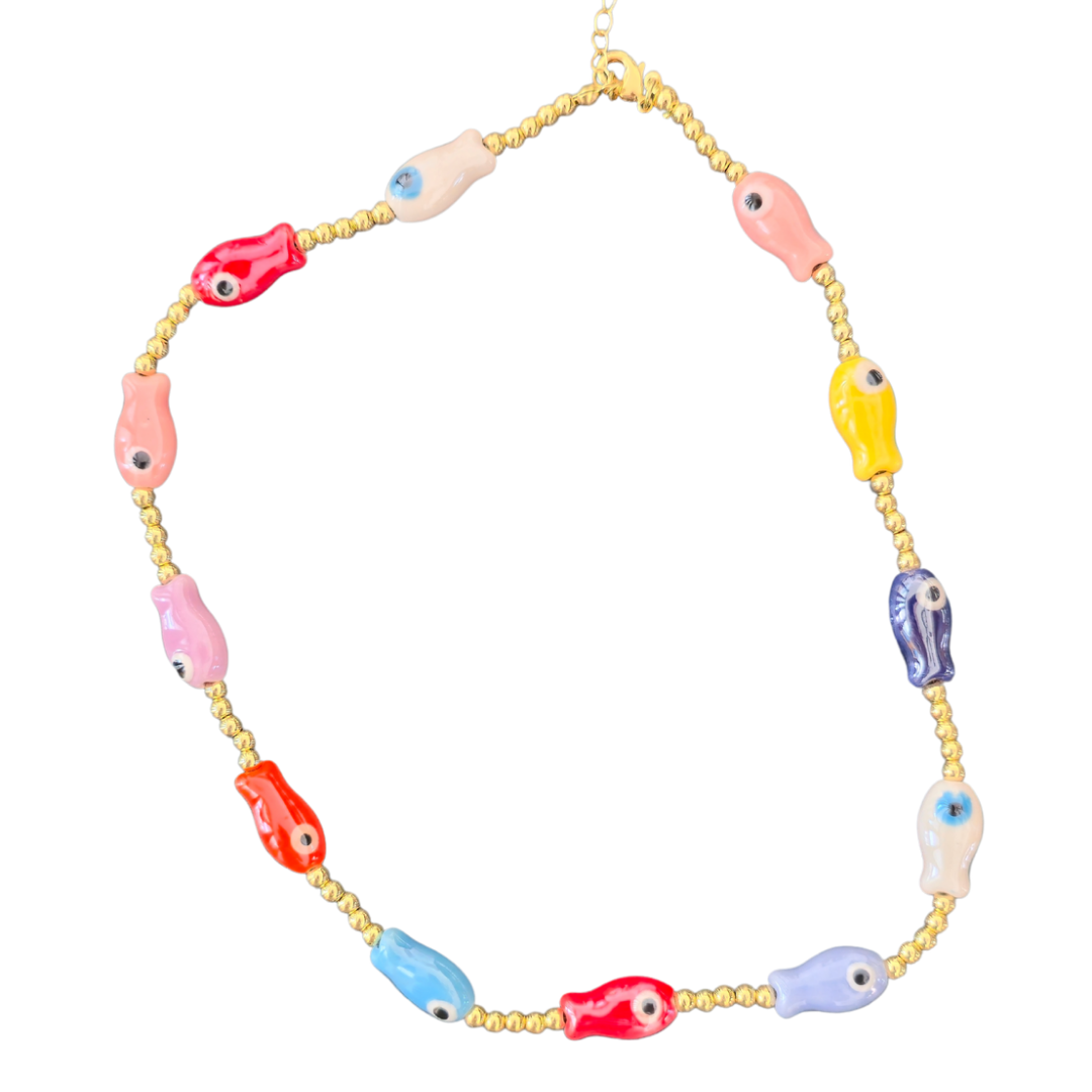 Fish Coolorfull Necklace