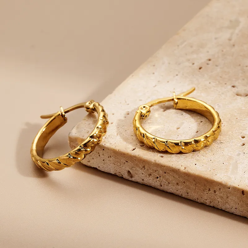 Minimalista Redondo Hoops Earrings
