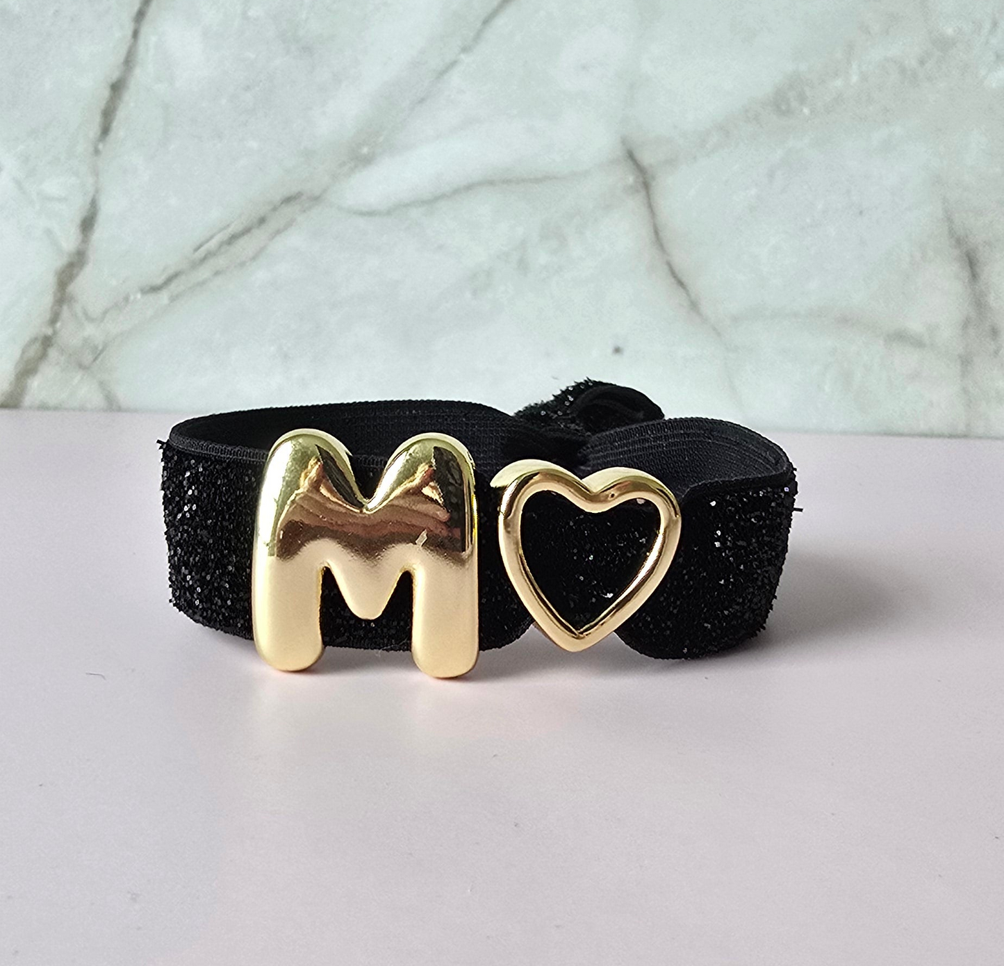 Elastic Letter Bracelet