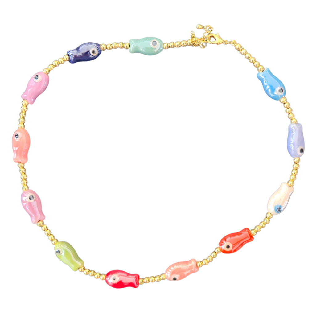 Fish Coolorfull Necklace