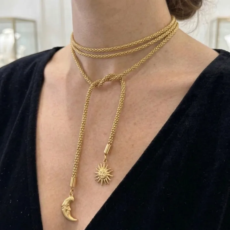 Moon Sun Necklace